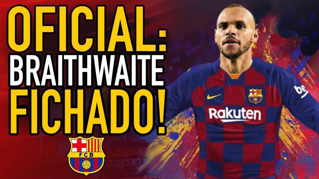 MARTIN BRAITHWAITE JUGADOR DEL FC BARCELONA | CONOCE AL NUEVO FICHAJE CULÉ | OFICIAL !!!!!!