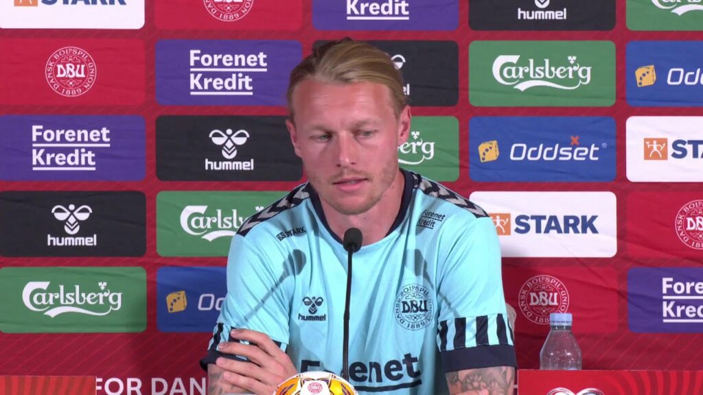 Pressemøde forud for Nordirland-kampen