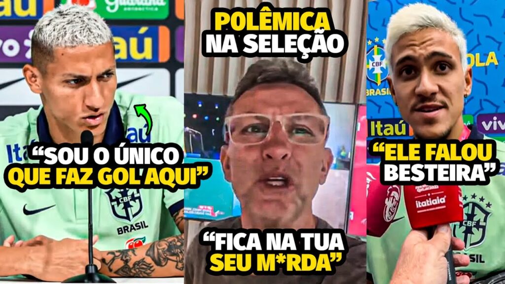 RICHARLISON ARRUMA TRETA NA SELEÇÃO APÓS DECLARAÇÃO P0LÊMICA E DEIXA PEDRO E NET0 PISTOLAS