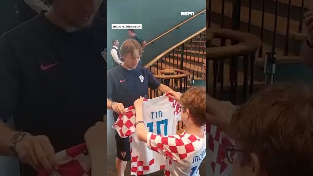 Luka Modrić bezorgt zieke Tin (10) uit Roermond de dag van zijn leven! 🥹❤️