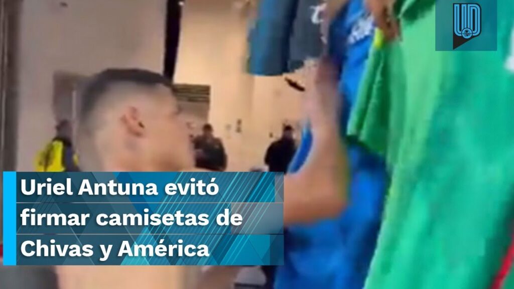 Uriel Antuna se negó a firmar playeras de Chivas y América en el amistoso de la Selección Mexican