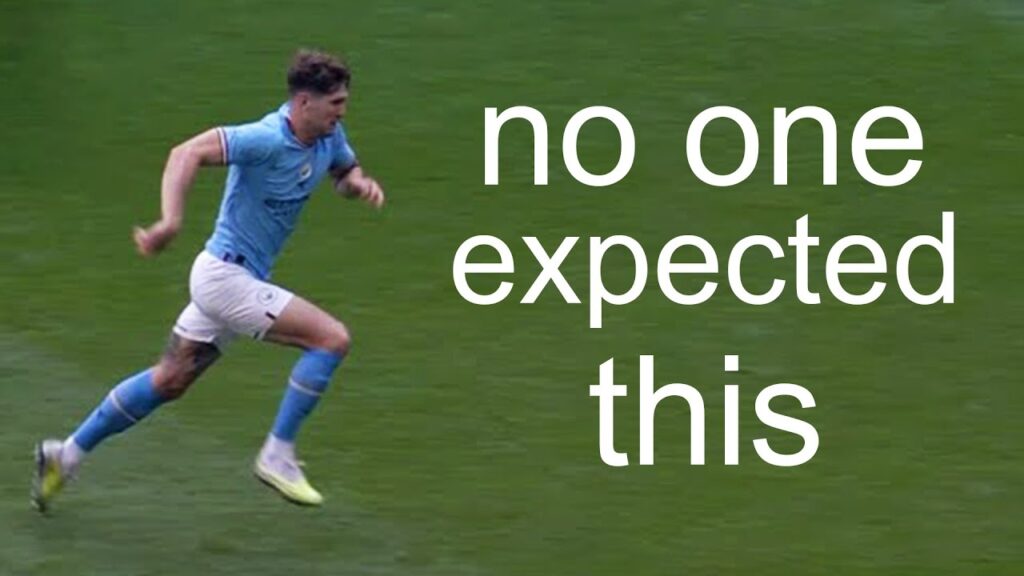 John Stones wasn't supposed to be the best midfielder ..