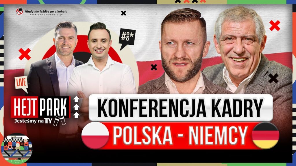 FERNANDO SANTOS I JAKUB BŁASZCZYKOWSKI: KONFERENCJA PRZED POLSKA NIEMCY - HEJT PARK - JESTEŚMY NA TY