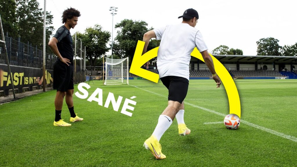 Can we beat LEROY SANÉ at behind-the-goal scoring challenge?