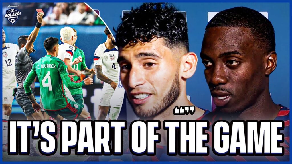 Timothy Weah & Ricardo Pepi speak after FIERY Mexico derby! 😤