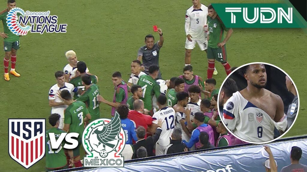 ¡Montes provoca PELEA Y expulsados! | Estados Unidos 2-0 México | CONCACAF Nations League – Semis ¡Montes provoca PELEA Y expulsados! | Estados Unidos 2-0 México | CONCACAF Nations League - Semis