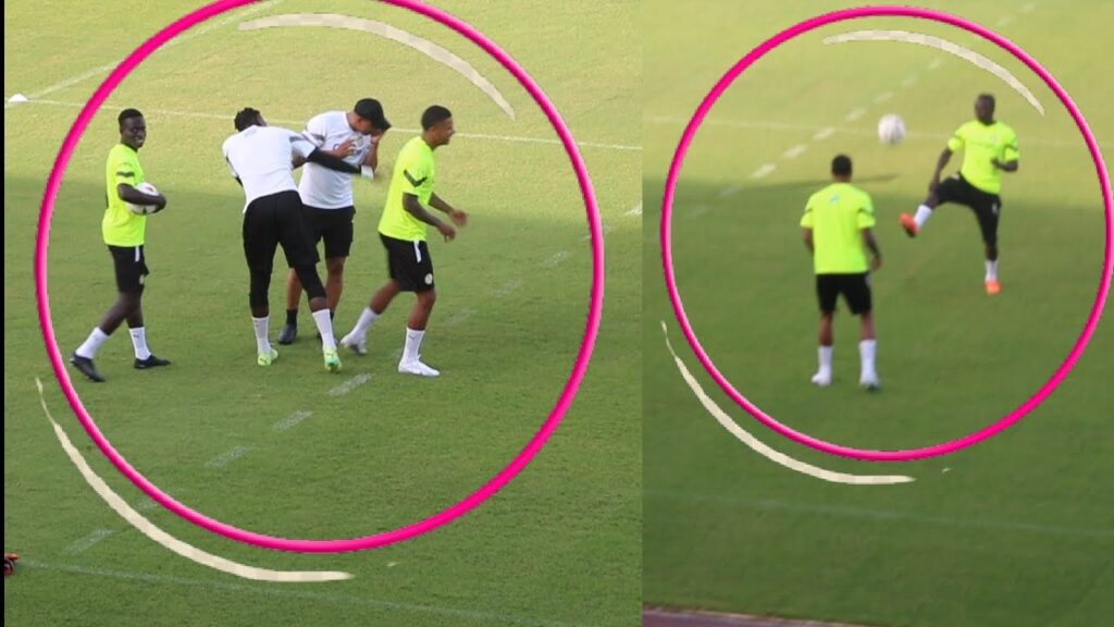 Regardez la belle entente entre Ismail Jakobs Sadio Mane et El Diouf et Mory Diaw