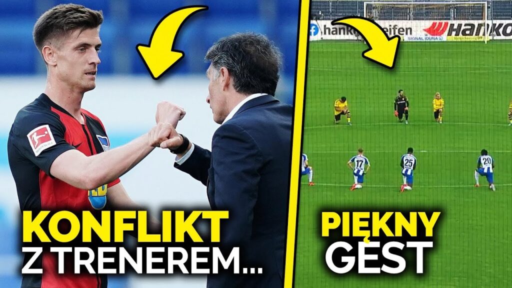 Krzysztof PIĄTEK w KONFLIKCIE Z TRENEREM! PIĘKNY GEST przed meczem Borussii i Herthy