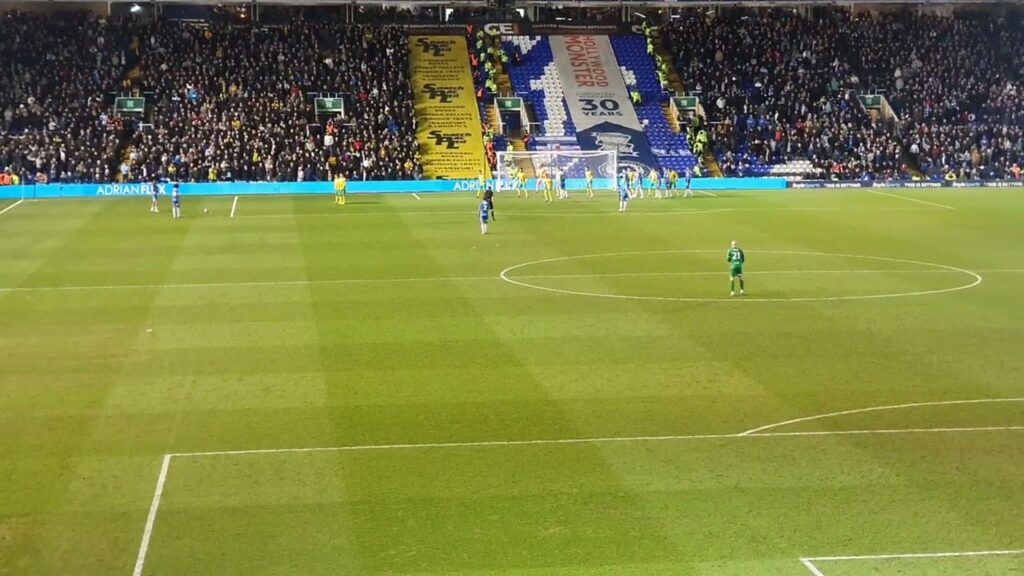 Birmingham City V West Brom Home 2023 - Hannibal Mejbri Free Kick Shot
