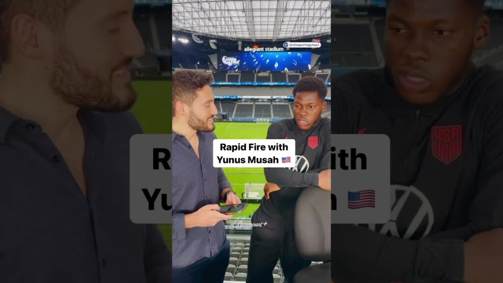 Messi or Ronaldo? 👀 Rapid fire with USMNT midfielder Yunus Musah 🇺🇸