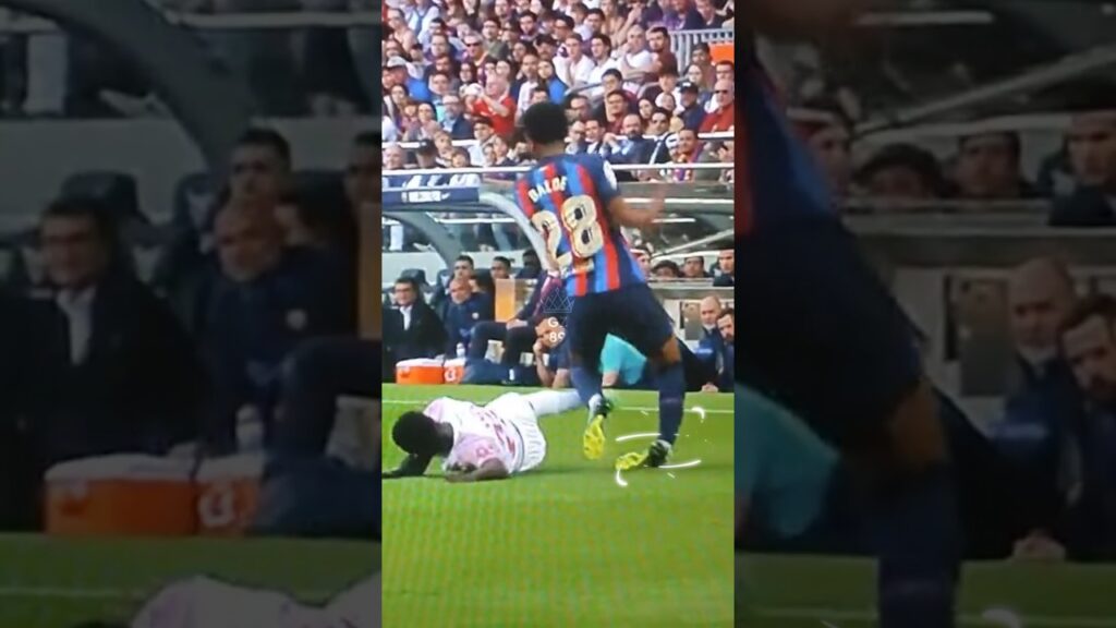Alejandro Balde injury 😱 #shorts #alejandrobalde #fcbarcelona #barca #football #soccer