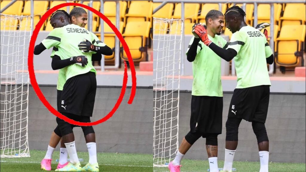 Admirez la complicité entre Mory Diaw et Seny Dieng…