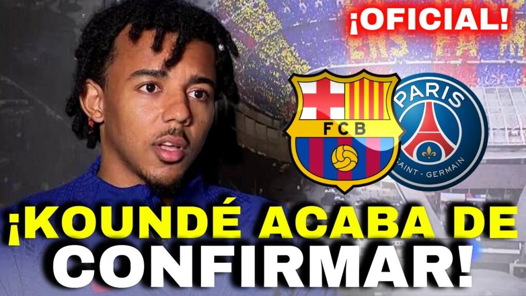 🚨¡ÚLTIMA HORA! JULES KOUNDÉ HA DECIDIDO DÓNDE JUGAR, ESTO FUE UNA SORPRESA(NOTICIAS DEL FC BARCELONA