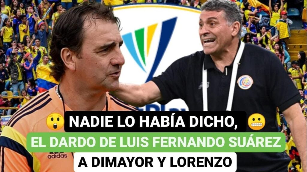 😮Nadie lo había dicho, el dardo de Luis Fernando Suárez a Dimayor y Lorenzo 😮