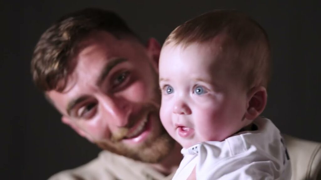 Matt Turner's First Father's Day with Easton