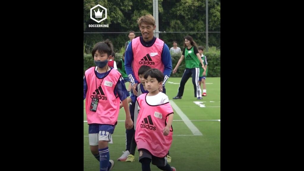 森保監督の指示を徹底する少年！⚠