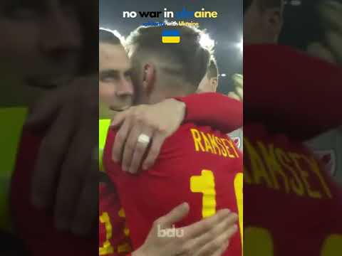 🇺🇦 Wayne Hennessey showing Gareth Bale where he put his free-kick 😎 #nowarinukraine 🇺🇦 #shorts #fy