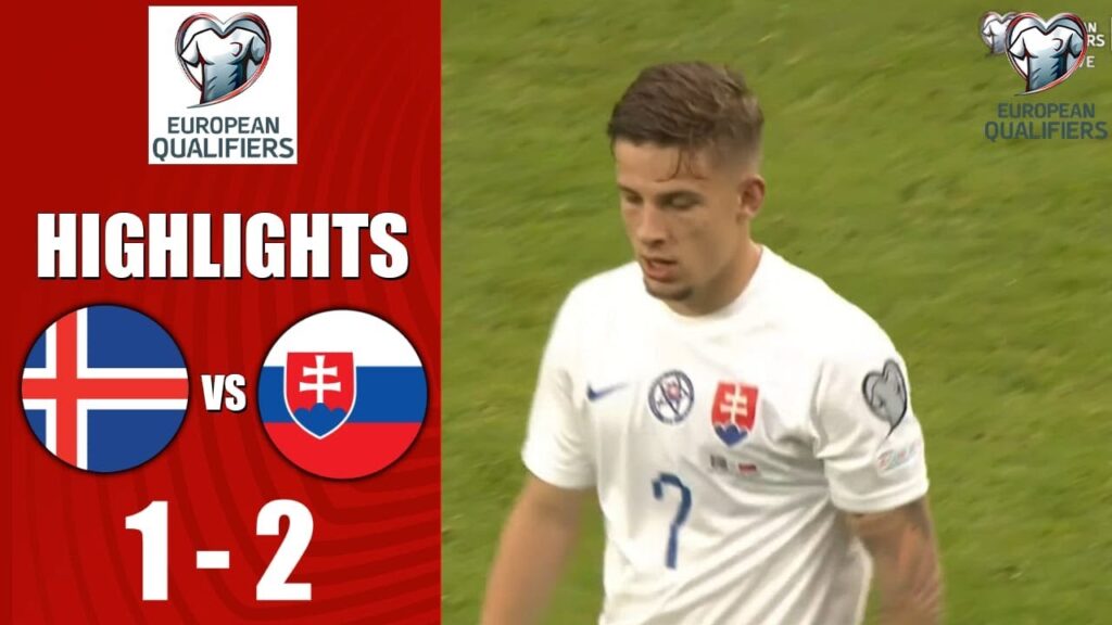 Iceland vs Slovakia 1-2 | Highlights Goals | EURO 2024 Qualifications