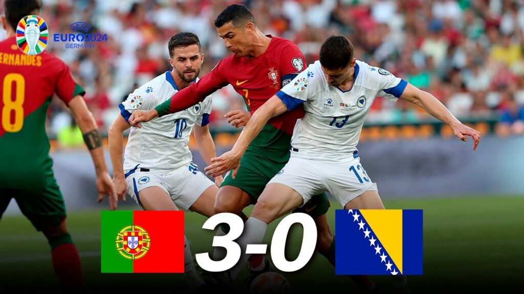 Portugal vs Bosnia (3-0) | RESUMEN y GOLES | Clasificación Euro 2024
