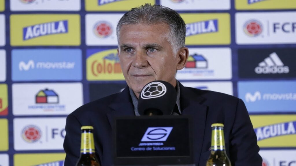 Rueda de prensa de Carlos Queiroz, técnico de la Selección Colombia
