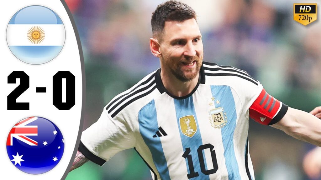 Argentina vs Australia 2-0 Highlights & All Goals | Friendly Match 2023