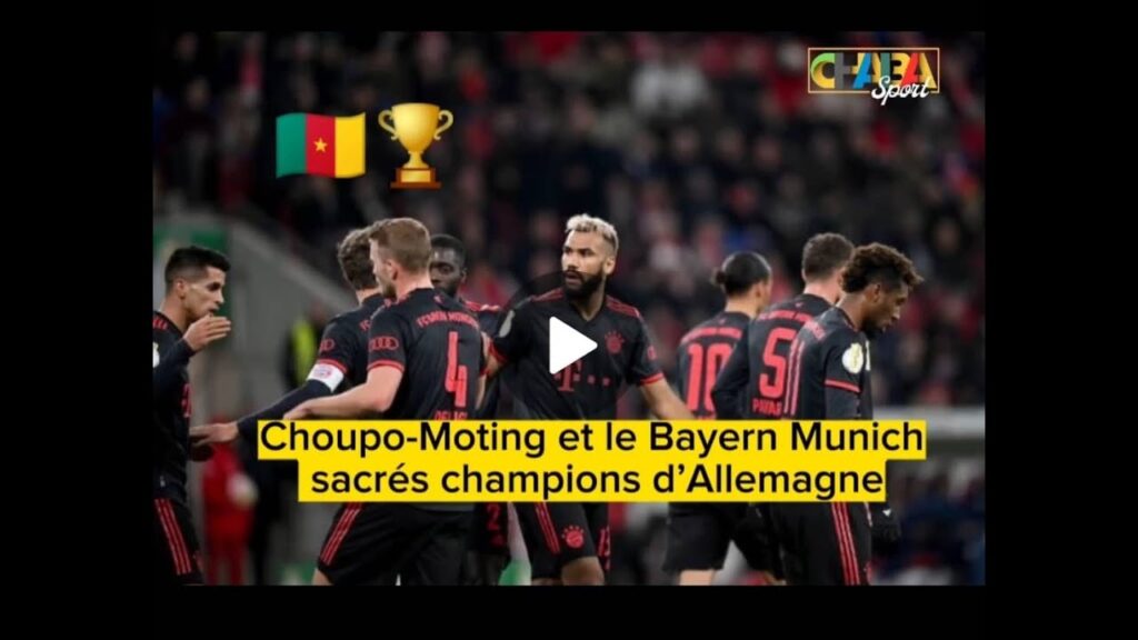 Choupo-Moting et le Bayern Munich sacrés champions d’Allemagne Choupo-Moting et le Bayern Munich sacrés champions d’Allemagne