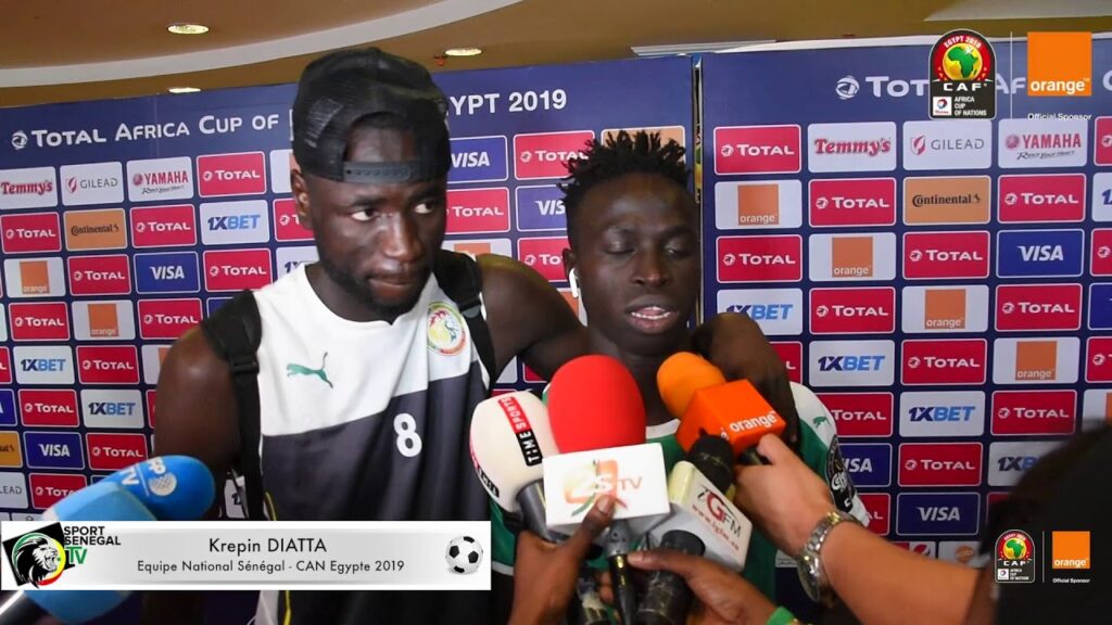 CAN Egypte 2019 - Réaction Krépin Diatta et Cheikhou KOUYATE après la qualification en Final