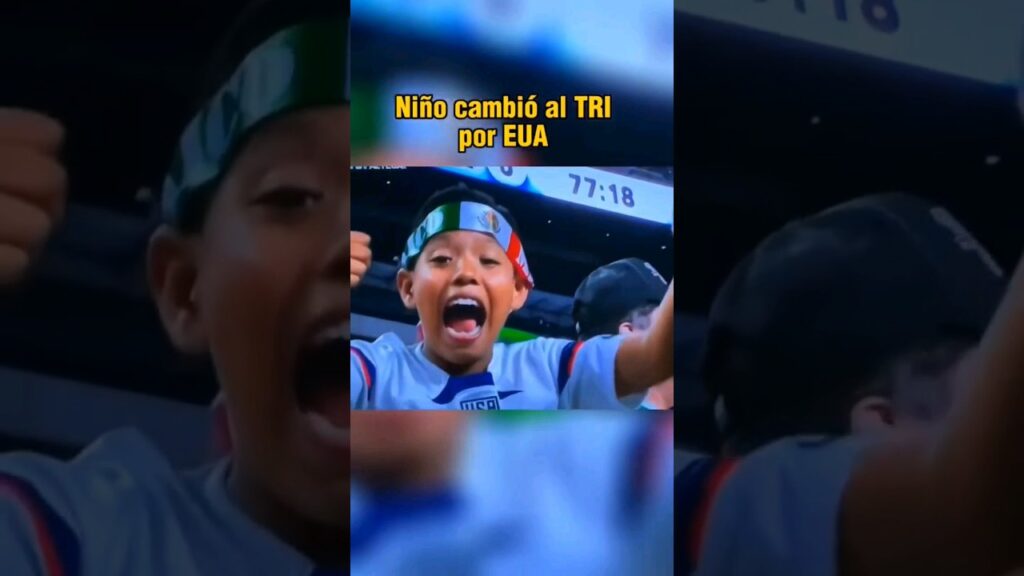 Niño cambió al TRI por EUA