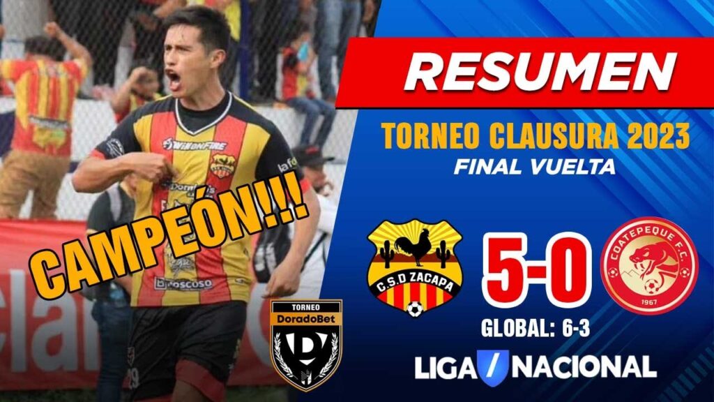 🔥 Resumen Zacapa vs Coatepeque | FINAL VUELTA | Clausura 2023 | ZACAPA CAMPEÓN 🏆!!!