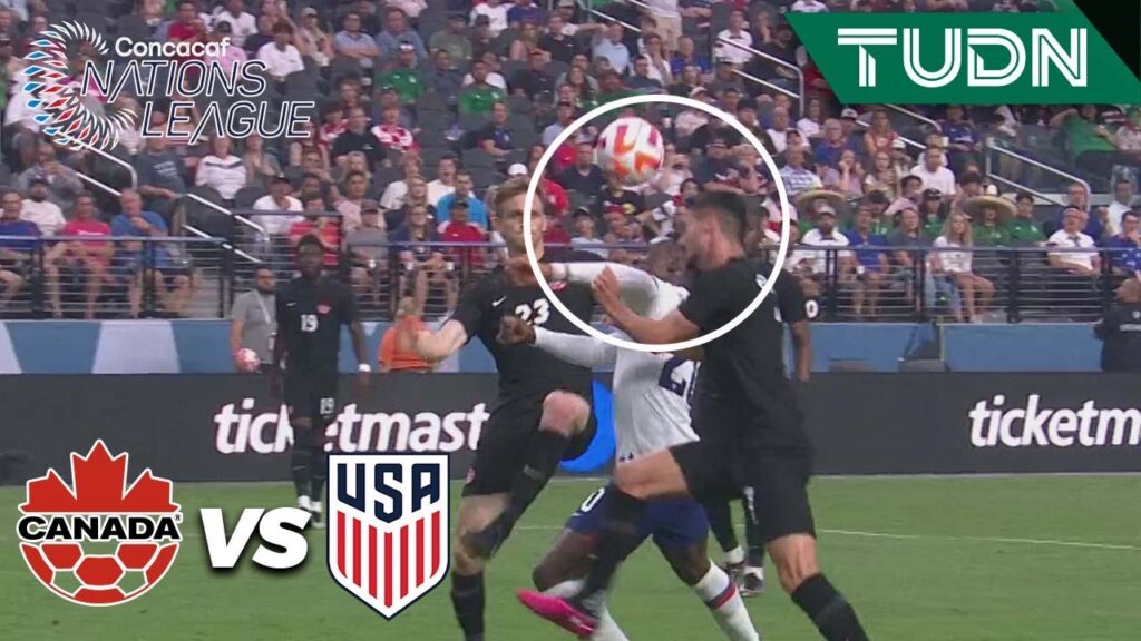 ¡Durísimo golpe se lleva Balogun! | Canadá 0-1 Estados Unidos | CONCACAF Nations League - Final
