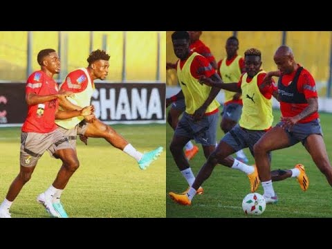 WATCH THE HIGHLIGHTS OF BLACK STARS PLAYERS SHOOTING DRILLS & ERNEST NUAMAH DESTROYS DENIS ODOI