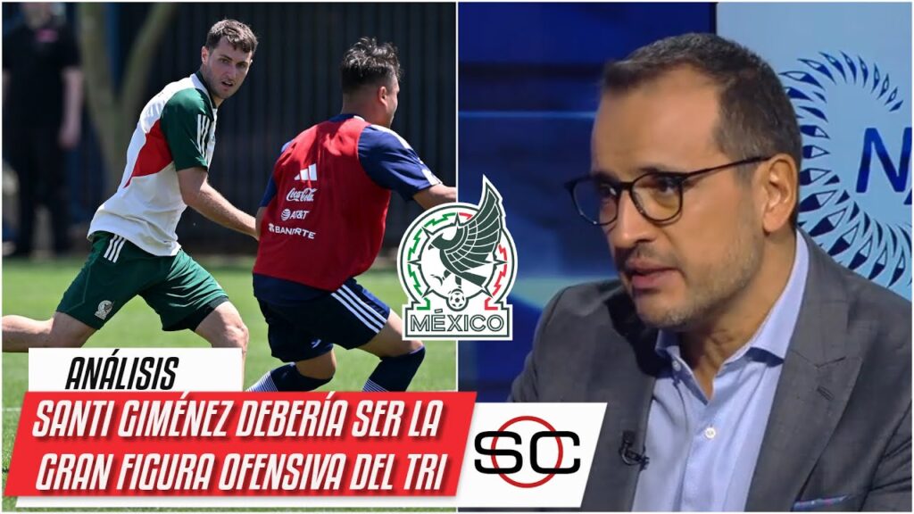 SELECCIÓN MEXICANA Santiago Giménez está POR ENCIMA de Henry Martín en la delantera | SportsCenter