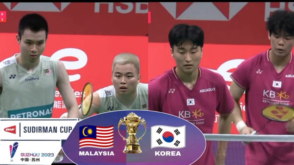 Aaron Chia/Soh Wooi Yik vs Kim Win Ho/Na Sung Seung II Semifinal Sudirman Cup 2023
