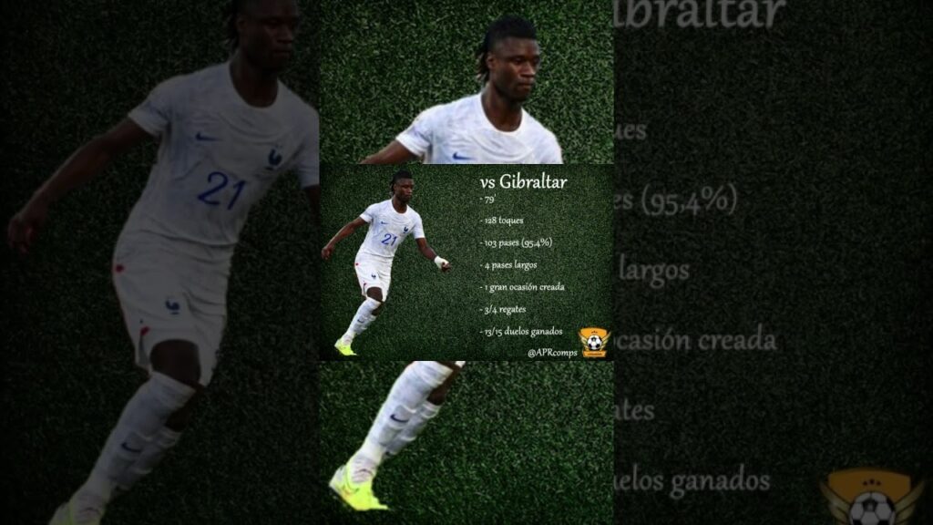 Eduardo Camavinga vs Gibraltar