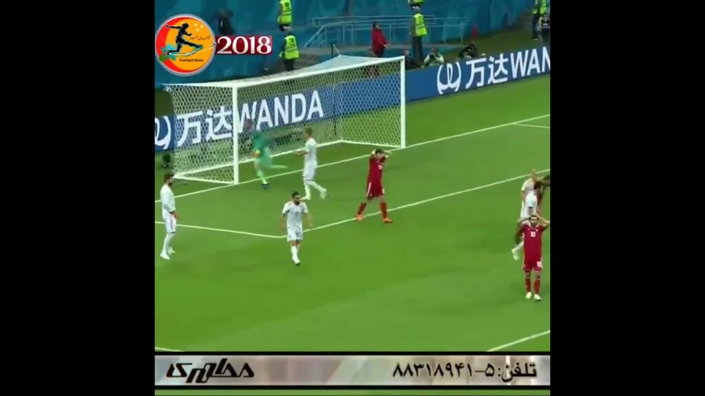 پنج روز تا جام جهانی - شوت هولناک انصاری فرد که همه فک کردن گل شد ایران - اسپانیا