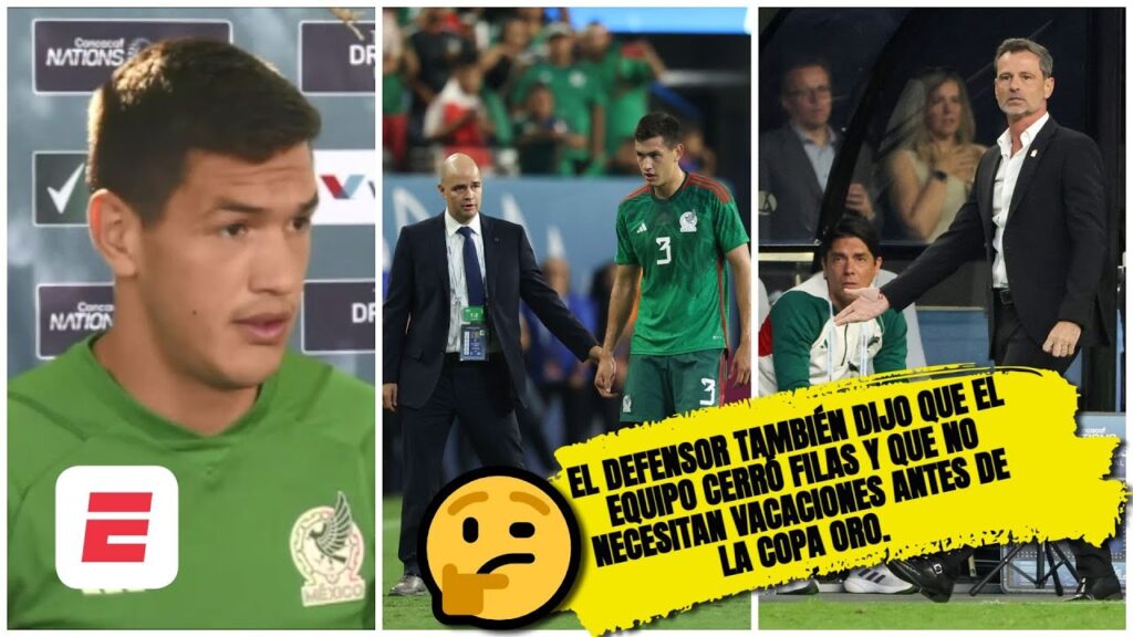 NI SE CREAN César Montes, tras dura derrota: Distancia entre USA y México es mínima | Nations League