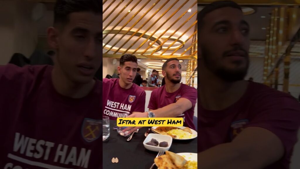 Iftar at West Ham! 🤲🏼⚒️❤️