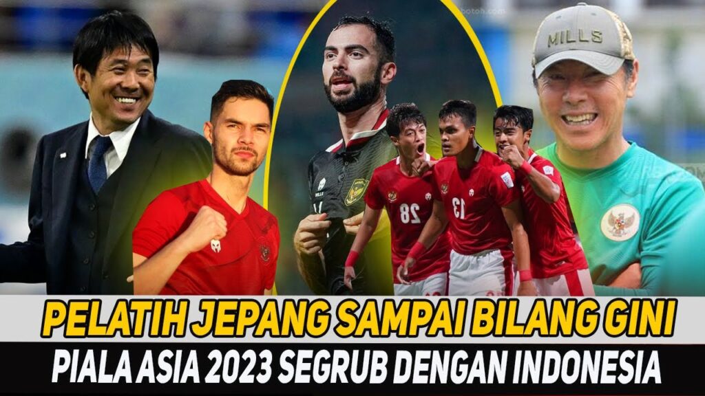 PERNYATAAN LUCU PELATIH JEPANG 🔴BERADA SATU GRUB DENGAN INDO, DIANGGAP LAWAN PALING SULIT🤣