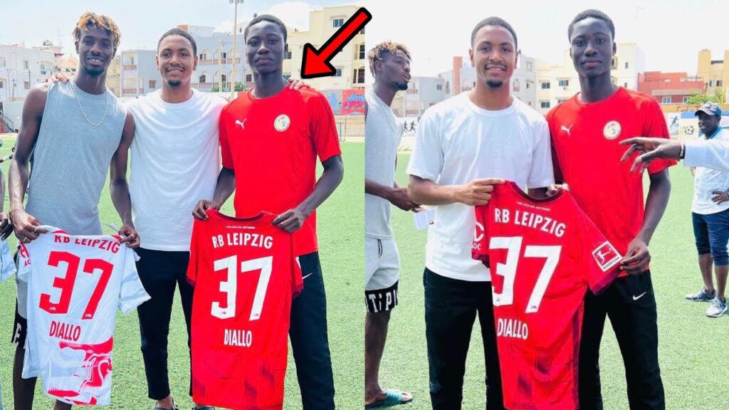 Regardez la complicité entre Abdou Diallo et Serigne Fallou Diouf…Sénégal U17