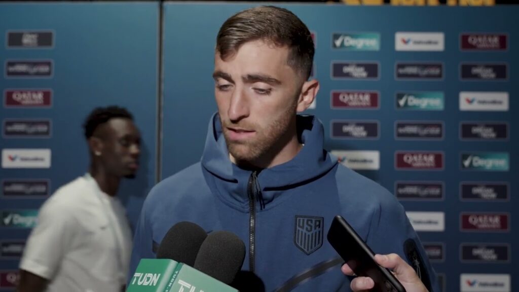 USMNT Matt Turner postgame; Team USA beat Mexico in semifinals of Nations League