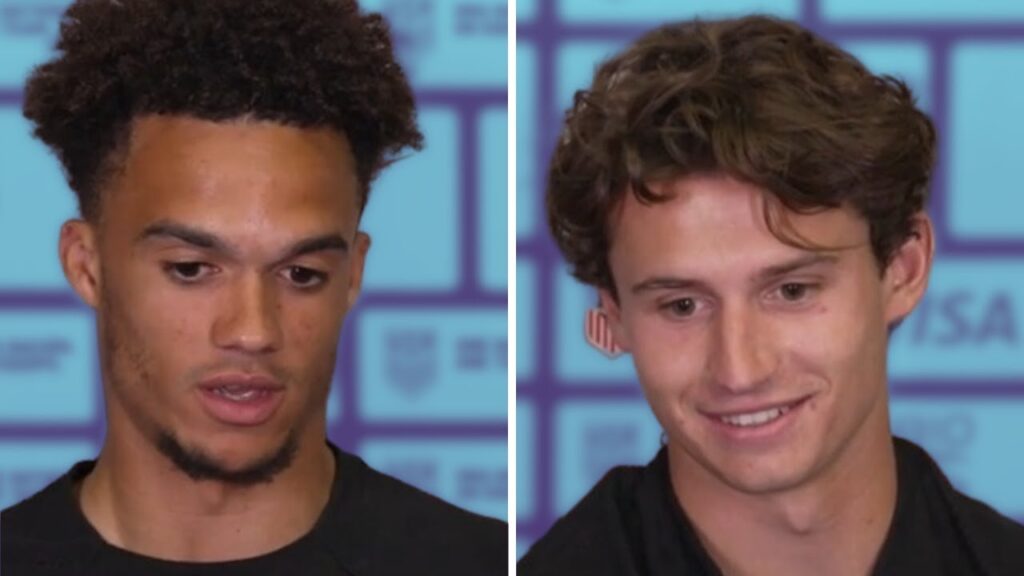 Antonee Robinson and Brenden Aaronson SPEAK ahead of USMNT CONCACAF Nations League FINALS