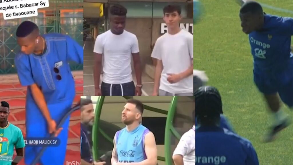 Mikayil Faye star au Barça? Pape Abou Cissé Tidiane, Mbappé, Messi à l'entraînement en Chine
