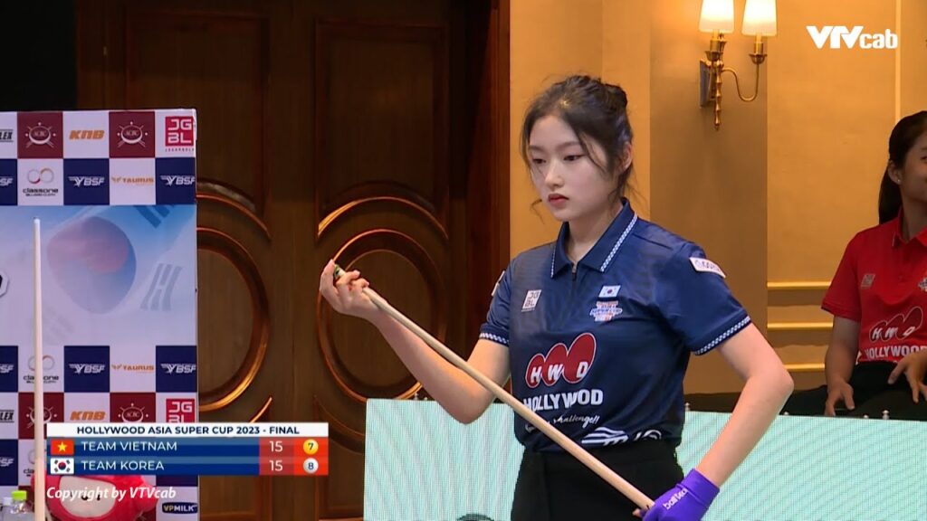 Nữ cơ thủ Han Ji Eun tiếp tục đốn tim khán giả Việt Nam bằng những đường cơ cực hay ❤