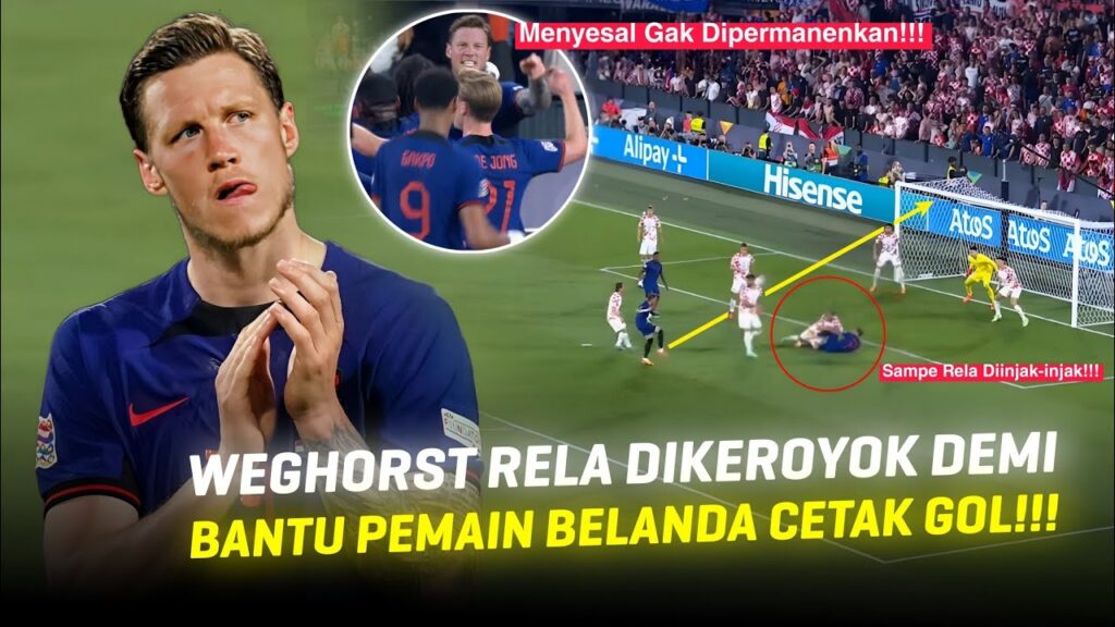 "SELALU BERMAIN DENGAN SEPENUH HATI" Perjuangan Wout Weghorst Bantu Pemain Belanda Cetak Gol