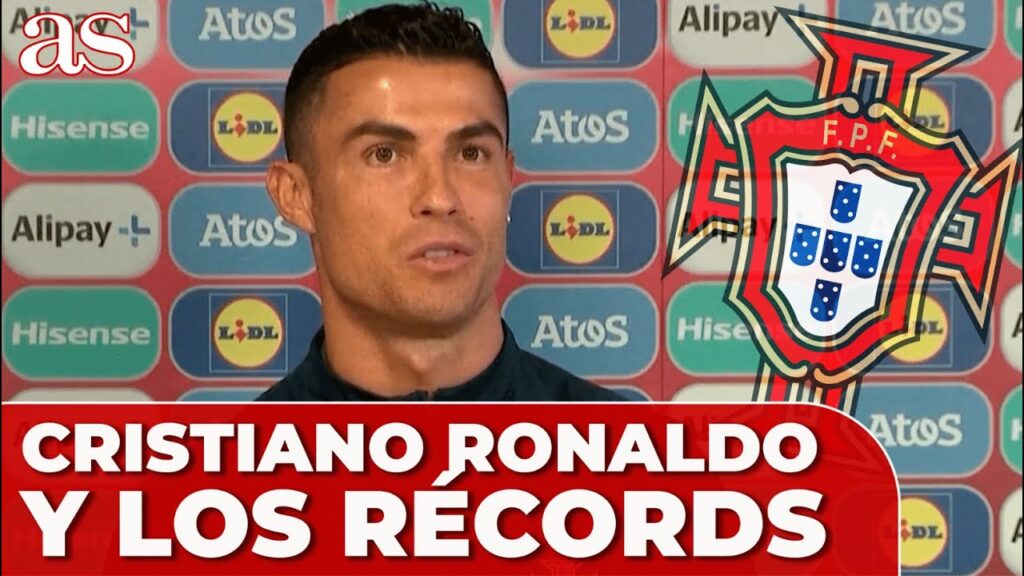 CRISTIANO RONALDO y su FRASE sobre los RÉCORDS con la SELECCIÓN de PORTUGAL | Diario AS