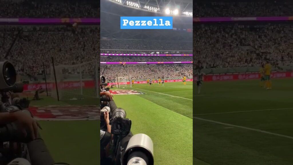 German Pezzella Goal vs Australia for Argentina in China #ucl #messi