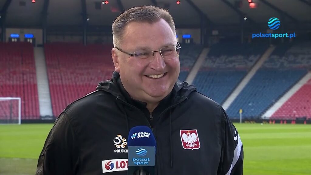 Czesław Michniewicz: Na takiej murawie reprezentacja Polski jeszcze nie grała | Szkocja - Polska