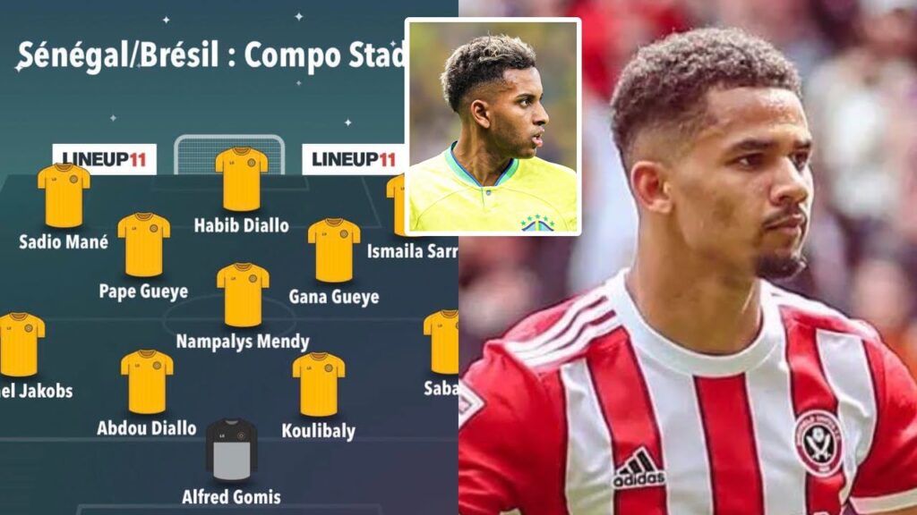 Nouvelle de Iliman ndiaye avant Brésil vs Sénégal 🇸🇳, Rodrygo blessé…