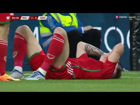 Kieffer Moore Red Card ! Wales vs Armenia 2-4 Goals Highlights UEFA EURO Qualifiers 2023 Highlights
