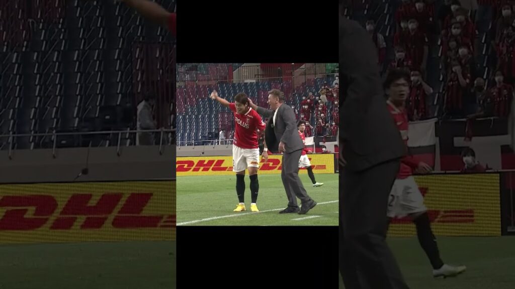 ミシャ監督 酒井宏樹 選手の頭をなでなで😊 【ワッキーチョイス】2022年10月20日 #shorts